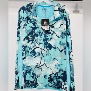 Men’s Fieldsheer Mobile Cooling 1/4 Zip Long Sleeve Shirt Size M